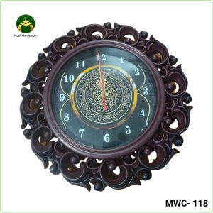 ইসলামিক ক্যালোগ্রাফি দেয়াল ঘড়ি (MWC-118)